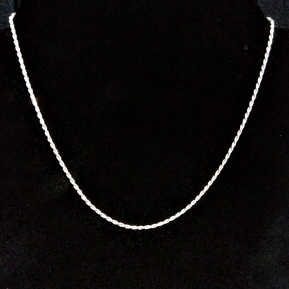 925 silver rope necklace